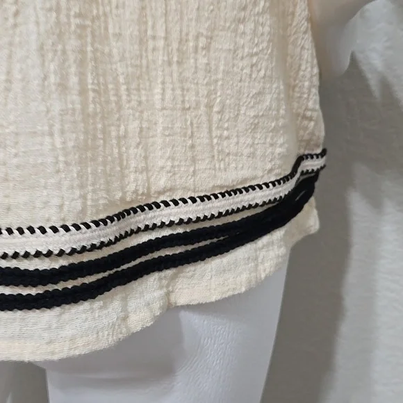 Bohme Valentino Cream Top Size M - Picture 4 of 11